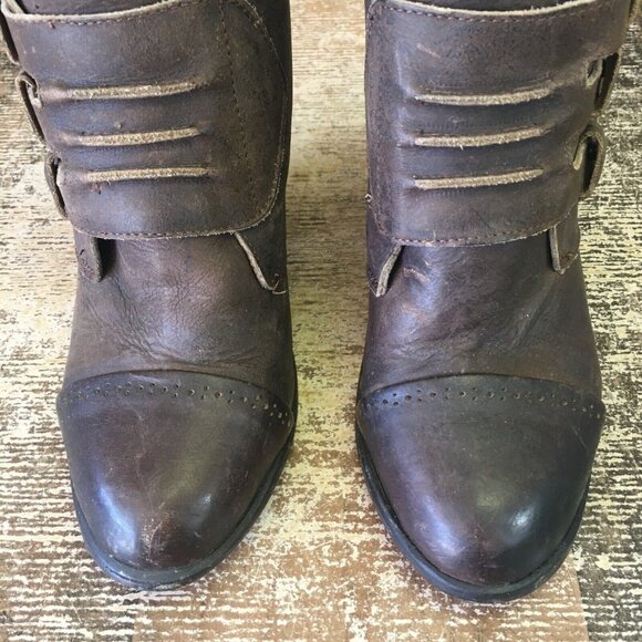Freebird by Steven Malbc fb-malbc Brown Ankle Boots Booties Womens 7 - Picture 7 of 12